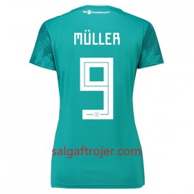 Tyskland Fodboldtrøjer Müller 9 Dame Udebanesæt VM 2018